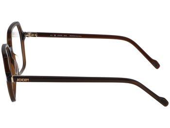 Das Bild zeigt die Bügel der Joop Brille 1202 in braun.